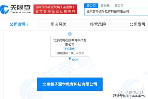 尚德在线布局新赛道 成立北京智子源学科技公司，加码留学中介与科技服务